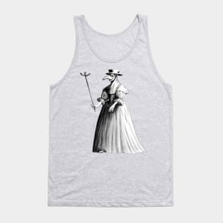 Lady Plague Doctor (white) Tank Top